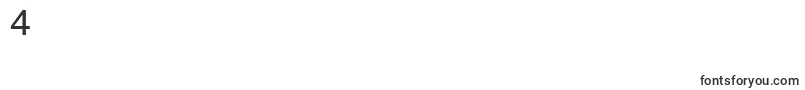 Pragmaticaroman Font – Fonts for Digit 4