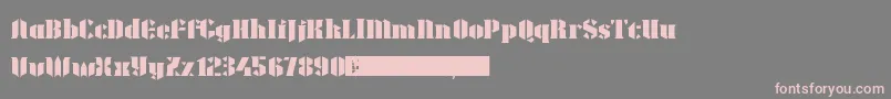 Tattedteezcanada Font – Pink Fonts on Gray Background