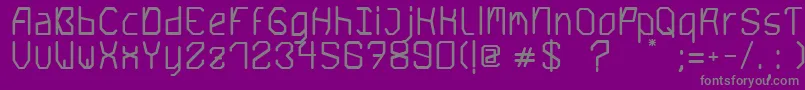 Шрифт Saturn5Bold – серые шрифты на фиолетовом фоне