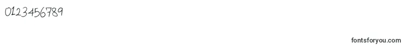 Handwritten Font – Fonts for Numbers and Digits