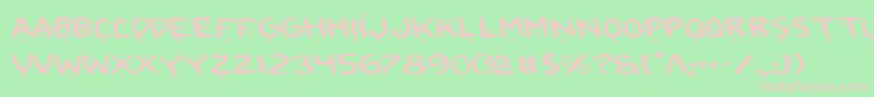 2toon2v2e Font – Pink Fonts on Green Background