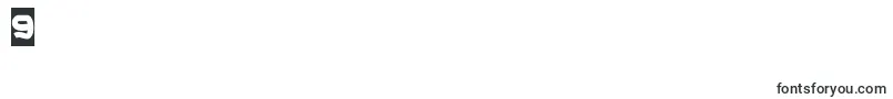 CatalystInverse Font – Fonts for Digit 9