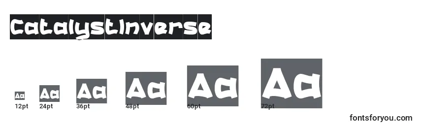 CatalystInverse Font Sizes