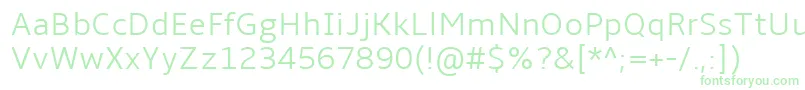 AmbleLight Font – Green Fonts