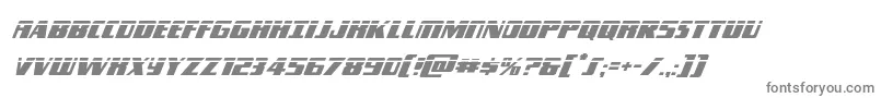 Typhoonlaserital-Schriftart – Graue Schriften