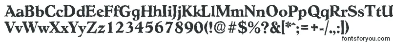 HobokenantiqueBold-fontti – Alkavat H:lla olevat fontit