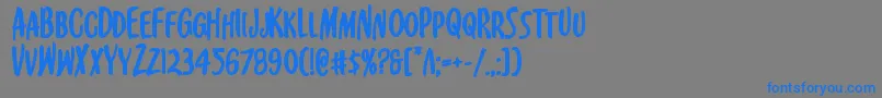 More about Kennebunkportbold Font Kennebunkportbold Font – Blue Fonts on Gray Background
