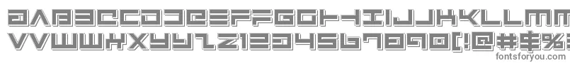 Avengerpunch Font – Gray Fonts on White Background