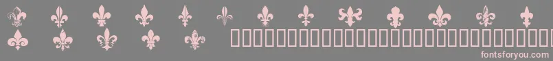 Más sobre la fuente CffleursdelysRegular fuente CffleursdelysRegular – Fuentes Rosadas Sobre Fondo Gris