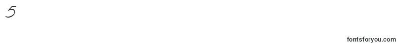 SurfboardRegularDb Font – Fonts for Digit 5
