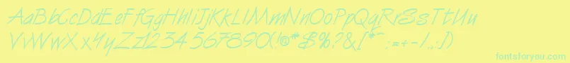 Подробнее о шрифте SurfboardRegularDb Шрифт SurfboardRegularDb – зелёные шрифты на жёлтом фоне