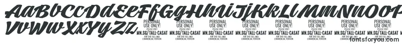 TallcasatboldPersonalUse Font – Fonts Starting with T