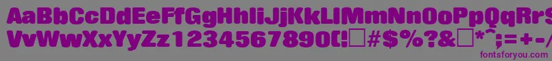 JaggerSf Font – Purple Fonts on Gray Background