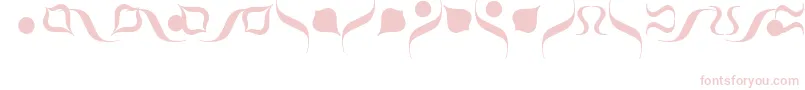 PompeijanaBorders-Schriftart – Rosa Schriften auf weißem Hintergrund