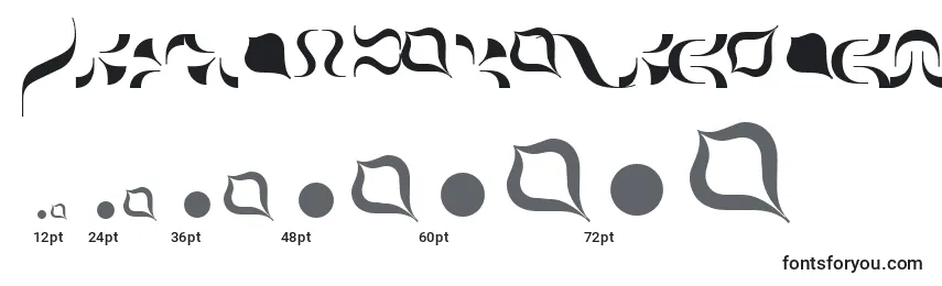 PompeijanaBorders Font Sizes