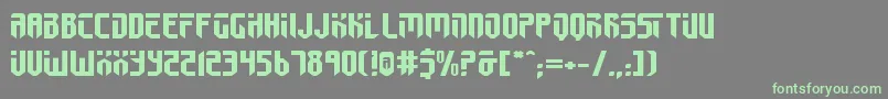 Шрифт FedyralIiExpanded – зелёные шрифты на сером фоне