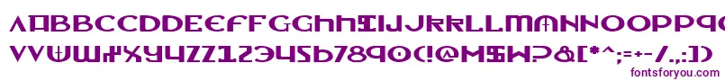 LionheartExpanded Font – Purple Fonts on White Background