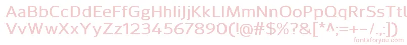 SavileDemibold Font – Pink Fonts on White Background