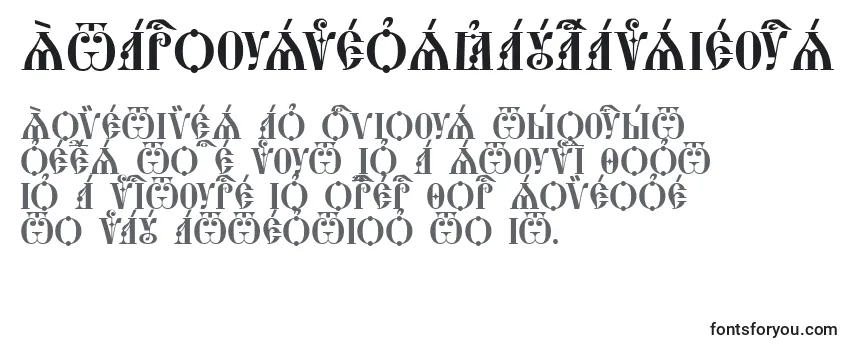 Обзор шрифта StarouspenskayaCapsIeucs