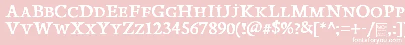 PapillonsDemo Font – White Fonts on Pink Background
