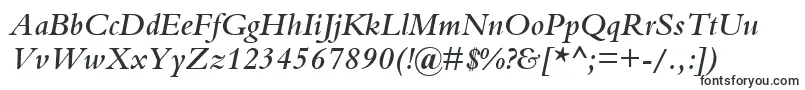 BemboSemiBoldItalic Font – Monospaced Fonts