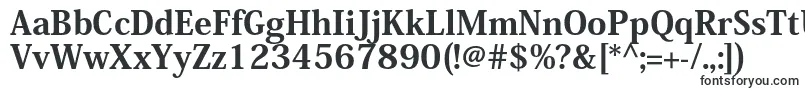Czcionka KozminproHeavy – rosta typografia