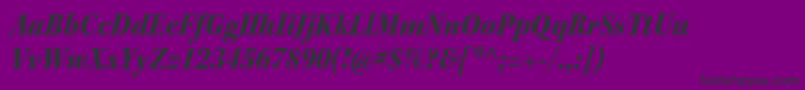 KeplerstdBlackscnitsubh Font – Black Fonts on Purple Background