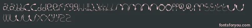 CableGuy Font – Pink Fonts on Black Background