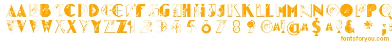 Glitter Font – Orange Fonts