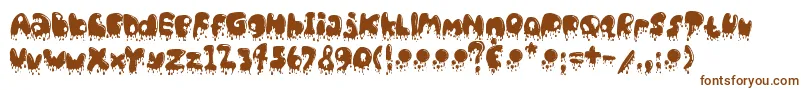 CatBasahKentalMenetes Font – Brown Fonts