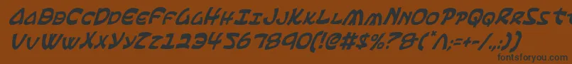 Ephesianci-fontti – mustat fontit ruskealla taustalla