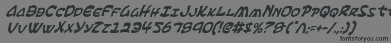 Ephesianci-Schriftart – Schwarze Schriften auf grauem Hintergrund