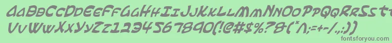 Шрифт Ephesianci – серые шрифты на зелёном фоне