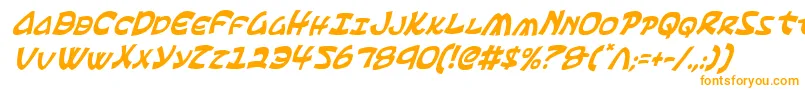 Шрифт Ephesianci – оранжевые шрифты