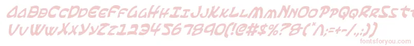 Шрифт Ephesianci – розовые шрифты на белом фоне