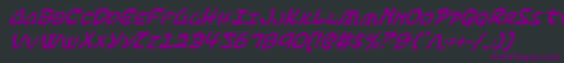 Ephesianci Font – Purple Fonts on Black Background