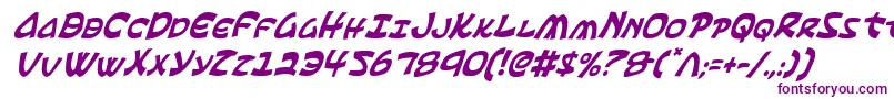 Шрифт Ephesianci – фиолетовые шрифты