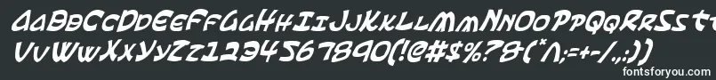 Ephesianci Font – White Fonts on Black Background