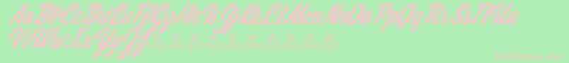 CleverCouplePersonalUse Font – Pink Fonts on Green Background