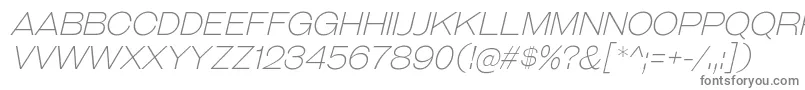 Шрифт GalderglynnTitlingElIt – серые шрифты на белом фоне