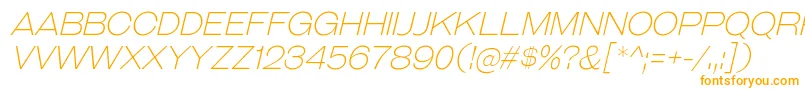 GalderglynnTitlingElIt-fontti – oranssit fontit valkoisella taustalla