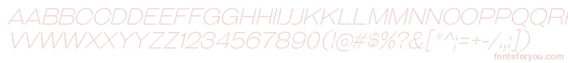 Шрифт GalderglynnTitlingElIt – розовые шрифты на белом фоне
