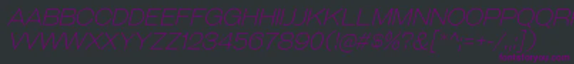 GalderglynnTitlingElIt Font – Purple Fonts on Black Background