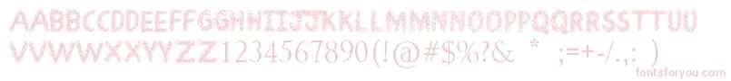 ScribbleFun Font – Pink Fonts on White Background