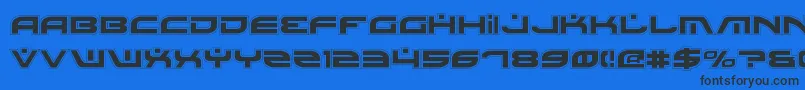 BattlefieldPro Font – Black Fonts on Blue Background
