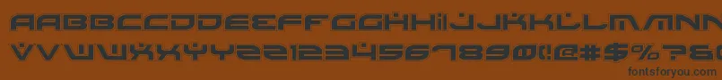 BattlefieldPro Font – Black Fonts on Brown Background