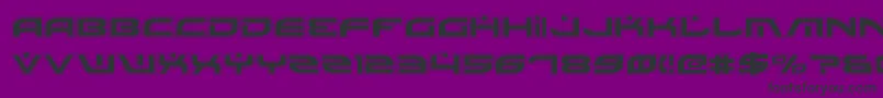 Шрифт BattlefieldPro – чёрные шрифты на фиолетовом фоне