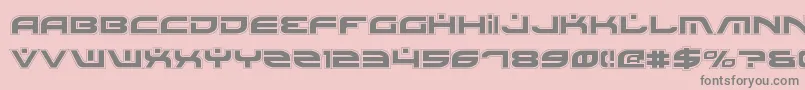 BattlefieldPro Font – Gray Fonts on Pink Background