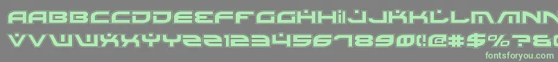 BattlefieldPro Font – Green Fonts on Gray Background