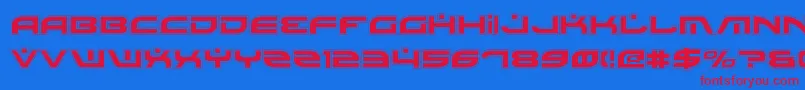 BattlefieldPro Font – Red Fonts on Blue Background